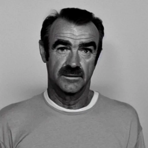 Image similar to a mugshot of sean connery from the year 2 0 1 4