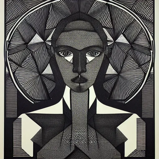 Image similar to lithography polish poster conceptual figurative post - morden monumental portrait, highly conceptual figurative art, intricate detailed illustration, controversial poster art, polish poster art, geometrical drawings, no blur