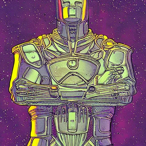 Image similar to techno - spirit utopian gallant knight, future perfect, award winning digital art by moebius