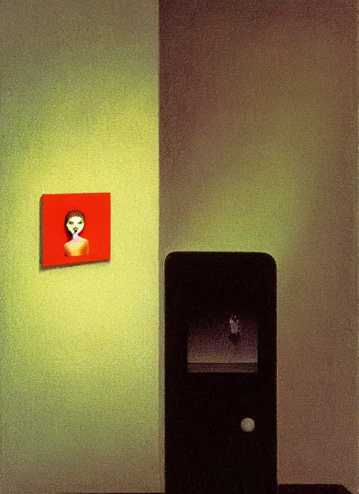 Image similar to Nokia 3310, Edward Hopper and James Gilleard, Zdzislaw Beksinski, Mark Ryden, Wolfgang Lettl highly detailed, hints of Yayoi Kasuma, Odilon Redon. Drexler