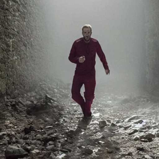 Image similar to movie still of harry kane in the descent, cinematic, action shot