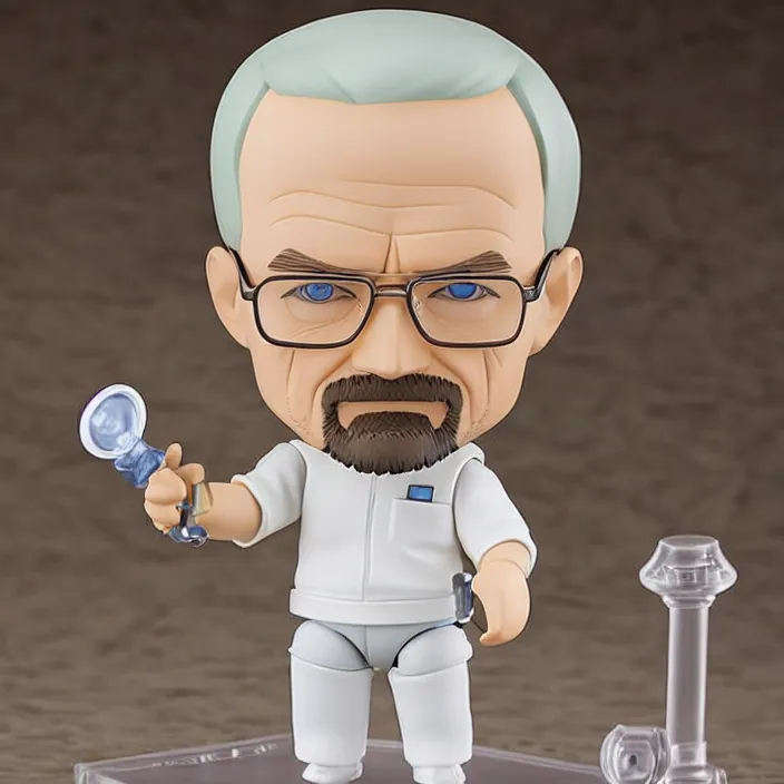 Image similar to walter white, an anime nendoroid of walter white, figurine, detailed product photo