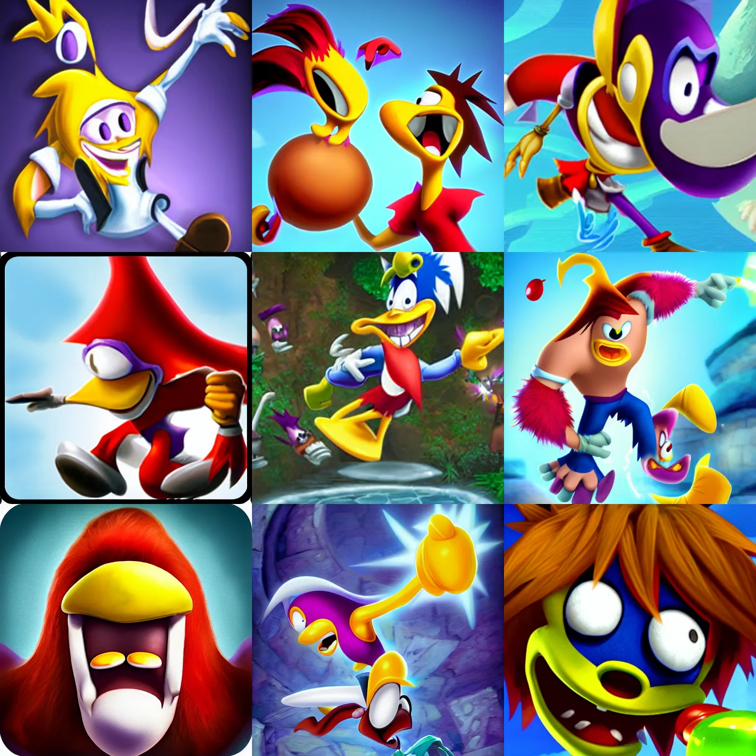 Rayman Emote Stable Diffusion OpenArt