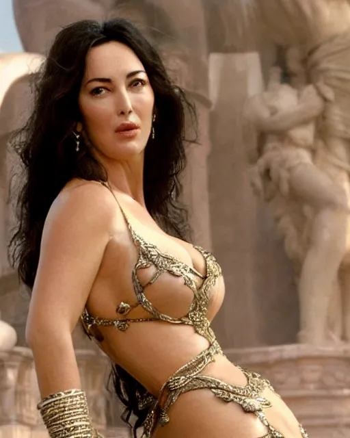 Image similar to monica bellucci as aphrodite