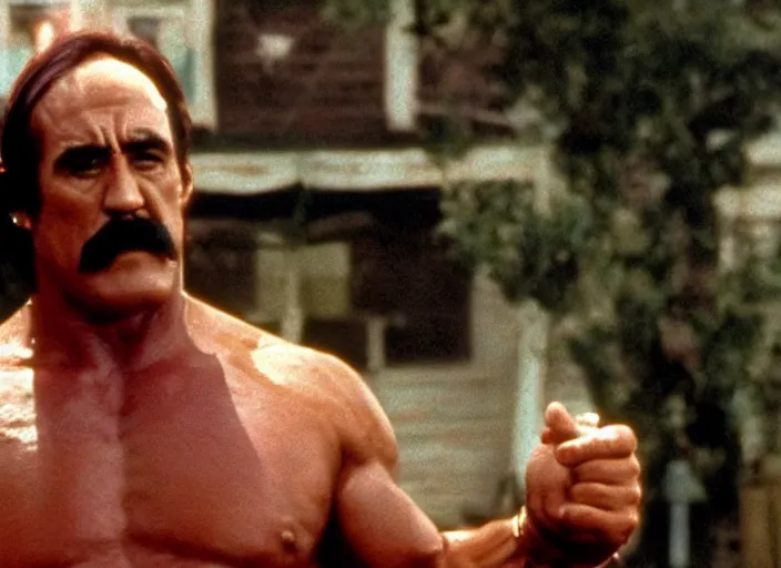 Image similar to film still of Hulk Hogan as Doc Holiday in Tombstone 1993, 4k