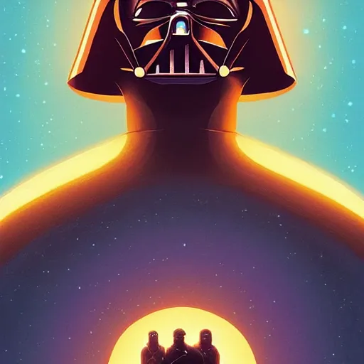 Image similar to face icon stylized minimalist star wars : episode v - the empire strikes back 1 9 8 0, loftis, cory behance hd by jesper ejsing, by rhads, makoto shinkai and lois van baarle, ilya kuvshinov, rossdraws global illumination