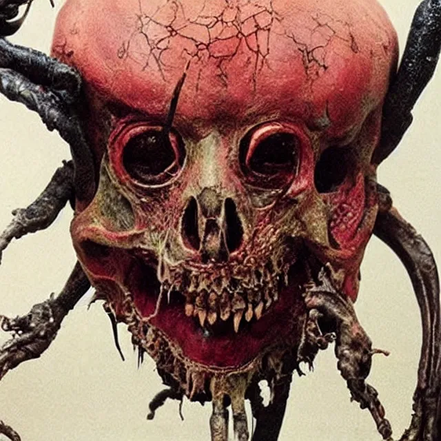 Image similar to the most horrifying creature burning with unseen colors, photo pic taken by gammell + giger + mcfarlane + del toro + hellgod + death + realistic horrors, shatter colors drip