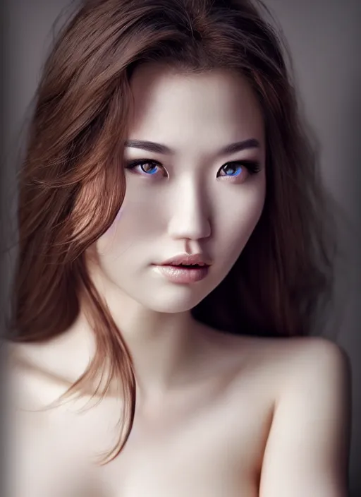 Image similar to a gorgeous female photo, professionally retouched, soft lighting, realistic, smooth face, full body shot, torso, dress, perfect eyes, wide angle, sharp focus on eyes, 8 k high definition, insanely detailed, intricate, elegant, artgerm and jason chan and mark litvokin