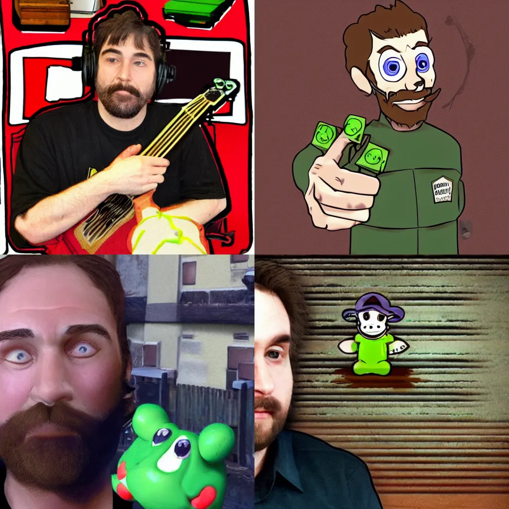 Prompt: vinesauce joel