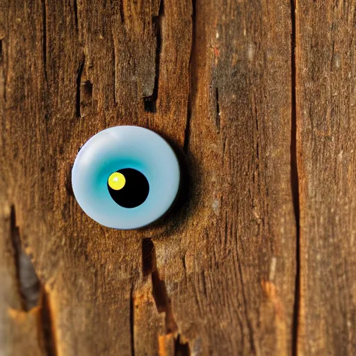 Prompt: office paperclip, paperclip, googly eyes, in the woods, photography, depth of field, 4 k resolution