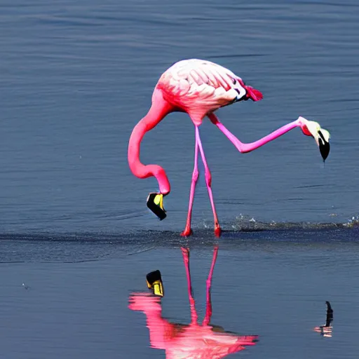 Image similar to flamingo rich simmons reflections