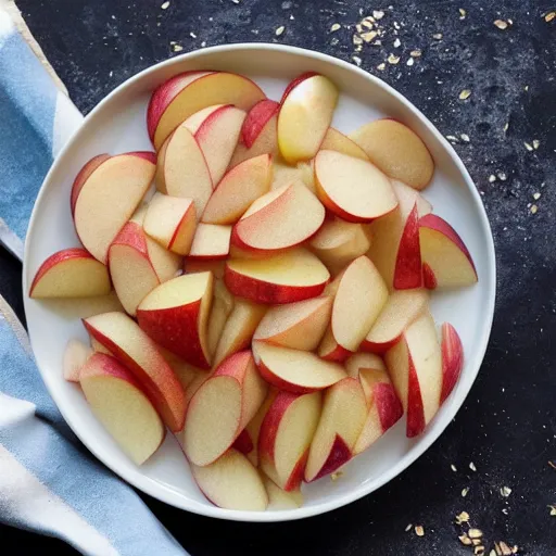 Image similar to oatmeal apples