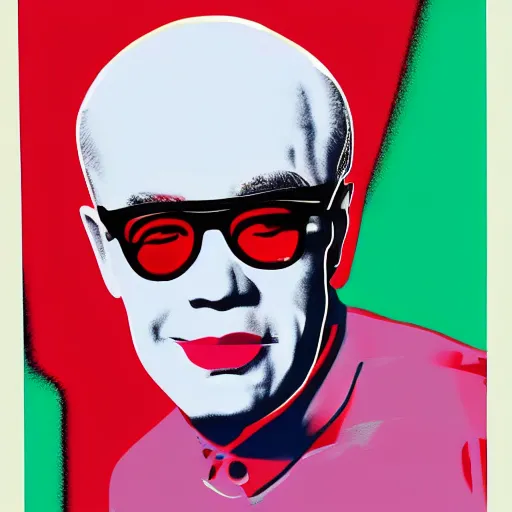 Prompt: Mr. Clean in the style of Andy Warhol