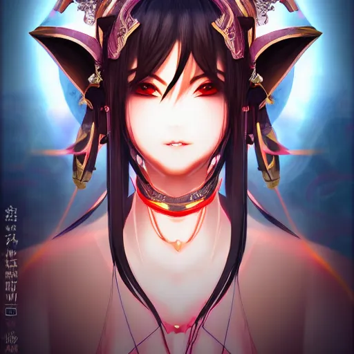 Prompt: portrait of nezha the god of flaming lotus, anime fantasy illustration by tomoyuki yamasaki, kyoto studio, madhouse, ufotable, square enix, cinematic lighting, trending on artstation