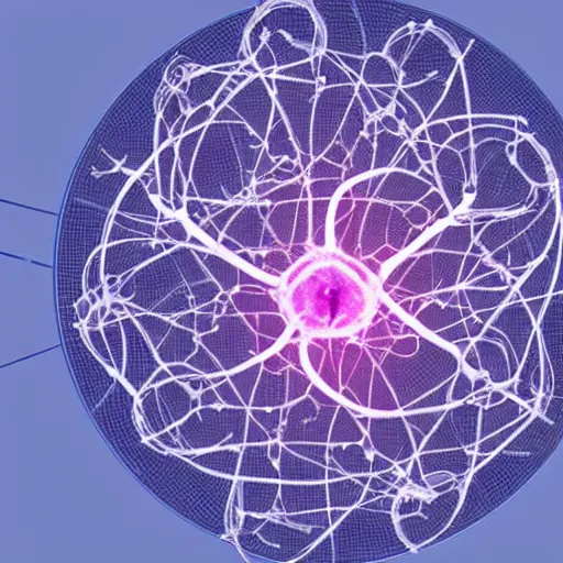 Image similar to necromorphic artificial neurons network