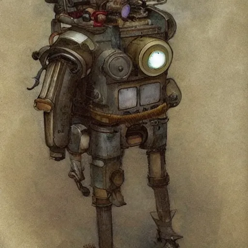 Image similar to (((((((((((cluttered inventors shop full of robots))))))))))) . muted colors. by Jean-Baptiste Monge !!!!!!!!!!!!!!!!!!!!!!!!!!!!!!!!!!!!!!!!