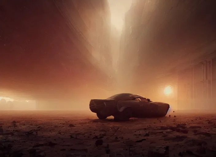 Image similar to a beautiful cinematic photograph by greg rutkowski and denis villeneuve and christopher nolan, sci - fi