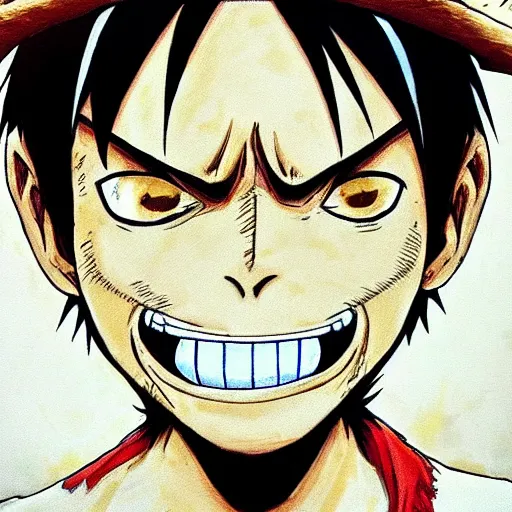 Image similar to realistic monkey. d luffy from one piece