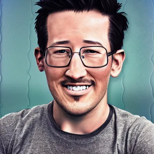 Image similar to A colored colorized real photograph of Markiplier as an elderly guy, taken in the early 2020s, taken on a 2010s Camera, realistic, hyperrealistic, very realistic, very very realistic, highly detailed, very detailed, extremely detailed, detailed, digital art, trending on artstation, headshot and bodyshot, detailed face, very detailed face, very detailed face, real, real world, in real life, realism, HD Quality, 8k resolution, intricate details, colorized photograph, colorized photon, body and headshot, body and head in view