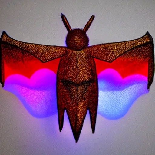 Image similar to Glowing lightning bat