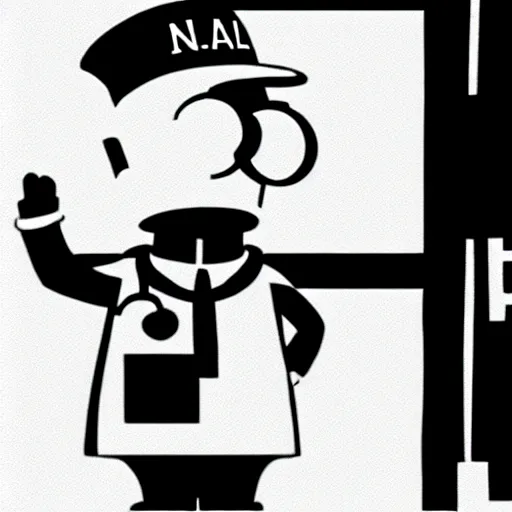 doctor nefario from despicable me as a nazi scientist
