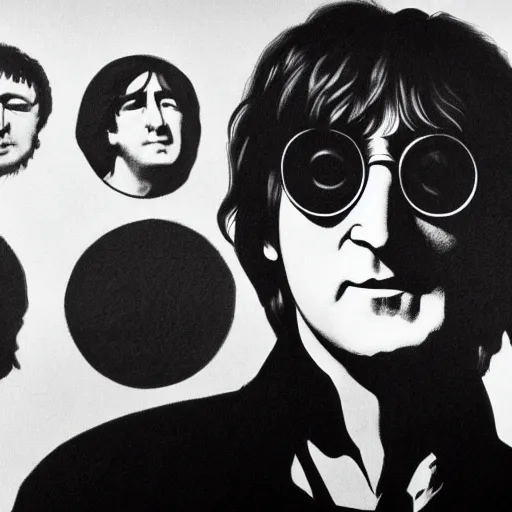 Prompt: John Lennon in a punk band, HD, high resolution, hyper realistic, 4k, intricate detail