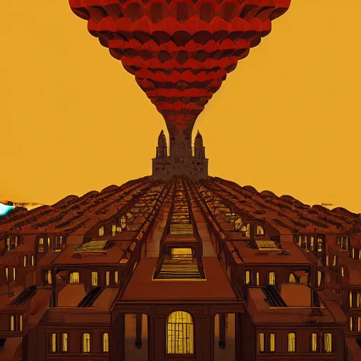Image similar to spain, by jeffrey smith, tim biskup, behance contest winner, wallpaper, digital illustration