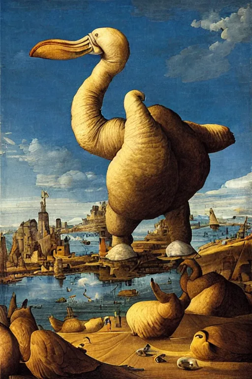 Image similar to the giant dodo, renaissance