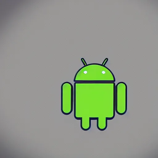 Image similar to android as apple logo