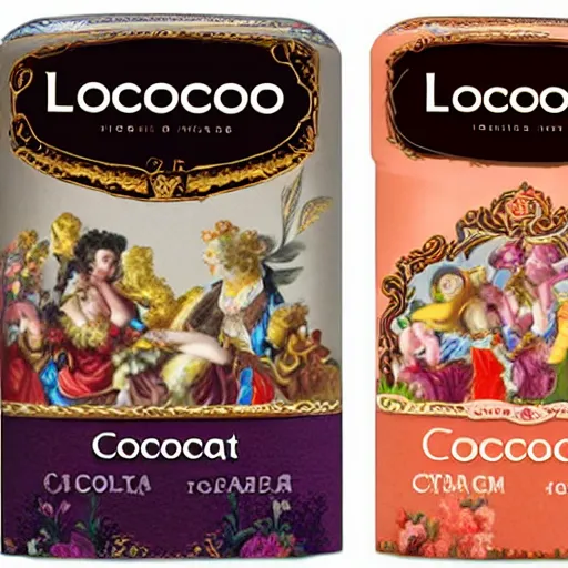 Prompt: loco rococo cocoa
