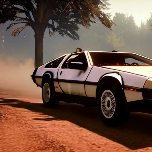 Image similar to delorean in red dead redemption 2