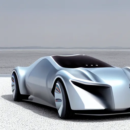 Prompt: concept car from the year 2050