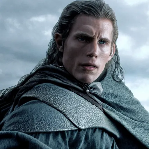 Image similar to Live Action Still of Jerma in The Lord of the Rings, real life, hyperrealistic, ultra realistic, realistic, highly detailed, epic, HD quality, 8k resolution, body and headshot, film still