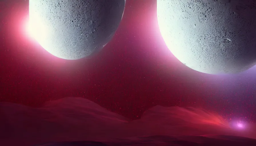 Image similar to a plasma vortex portal on earth planet, space landscape, moon, stars, octane render, unreal engine, 8k