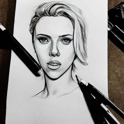 nice Draw, Milo Manara style, scarlett johansson, parfectbody, f 