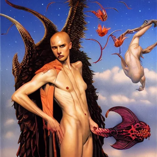 Image similar to an amazing masterpiece of art by gerald brom tom cruise