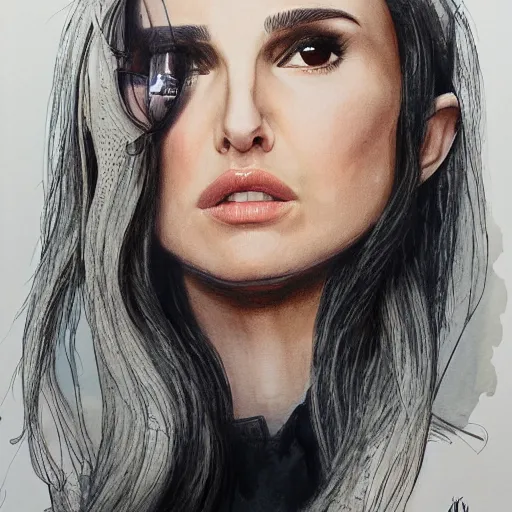 Image similar to natalie portman by loish