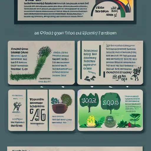 Image similar to a infographic about terrarium in the style of 1920