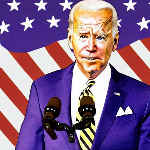 Prompt: still of Joe Biden in JoJo's Bizarre Adventure