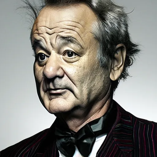 Image similar to bill murray as beetlejuice