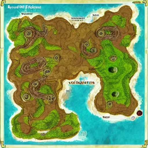 Image similar to dnd volcanos battle map layout