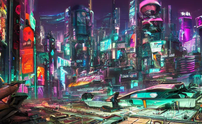 Image similar to Cyberpunk smeshariki