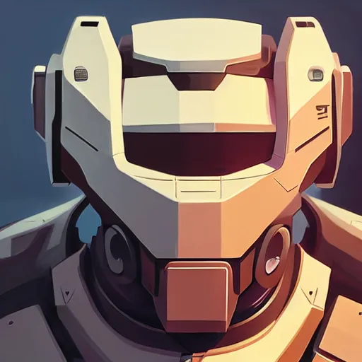 Image similar to face icon stylized minimalist mechwarrior, loftis, cory behance hd by jesper ejsing, by rhads, makoto shinkai and lois van baarle, ilya kuvshinov, rossdraws global illumination