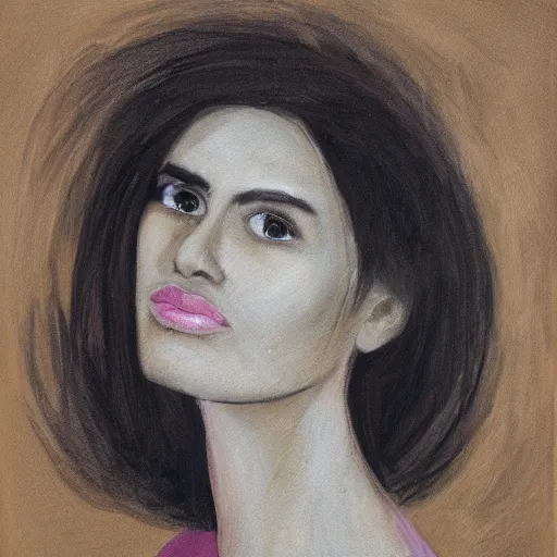 Image similar to portrait of a woman, her name is krystle