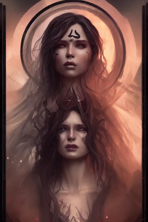 Prompt: goddess of death, character art portrait, official media, illustrated by charlie bowater, ilya kushinov, and wlop, extremely detailed, 8 k, trending on artstation, cinematic lighting, beautiful,