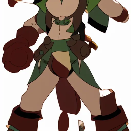 Image similar to a character from the wakfu cartoons