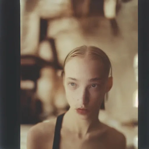 Image similar to an alchemist, portrait, 3 5 mm film, natural lighting, slight blur, by davide sorrenti