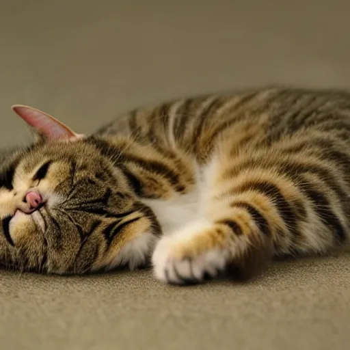 Image similar to sleeping cute cat