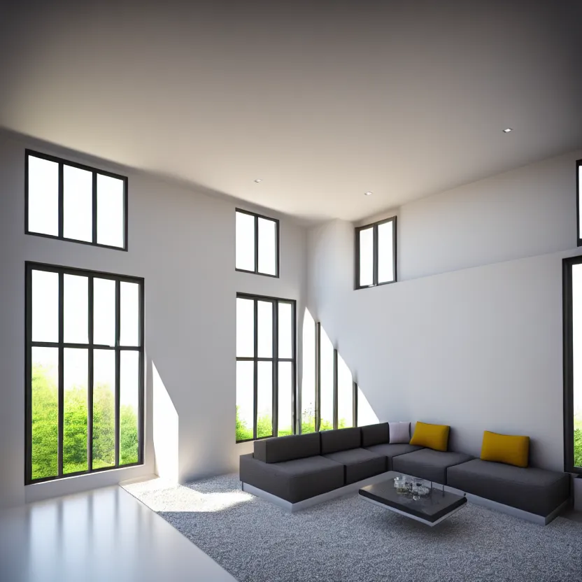 Image similar to Interior photograph of a bright modern house, 8k, ultra HD