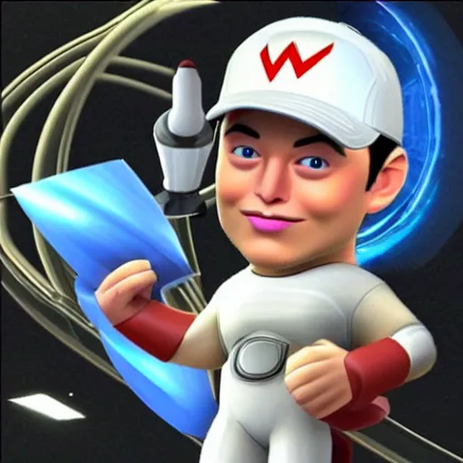 Image similar to elon musk as a playable character in super smash bros melee for the nintendo gamecube